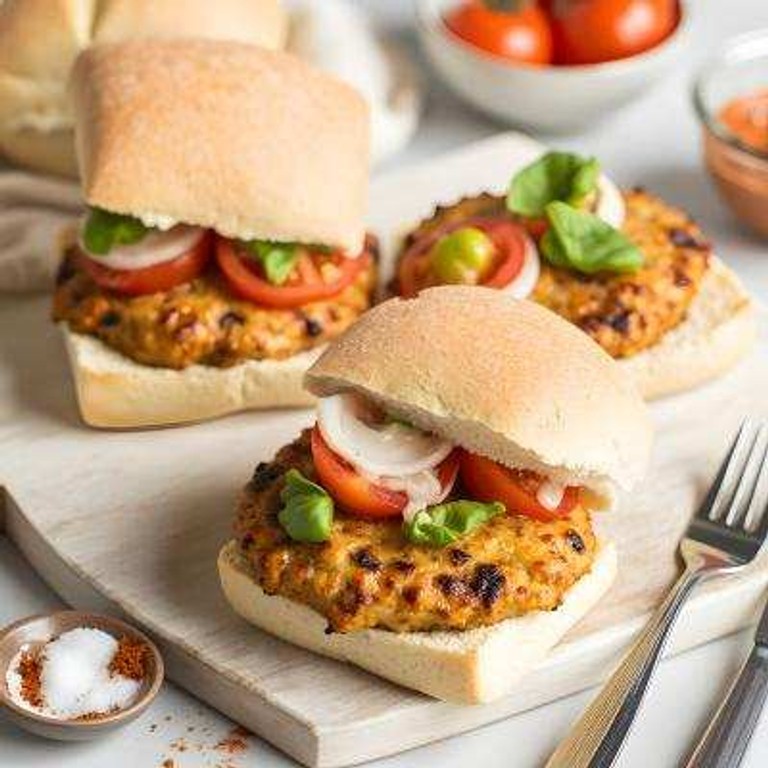 High-Protein-Thunfisch-Burger