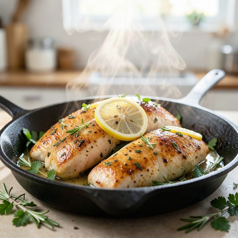 Poulet au Citron et aux Herbes