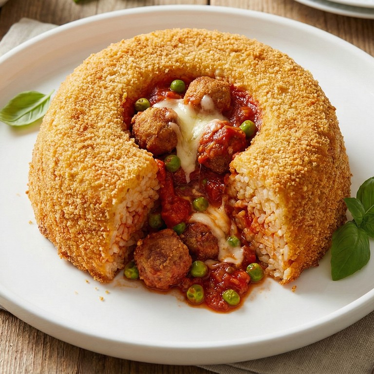 Sartú di Riso Napoletano - Arroz a la Napolitana