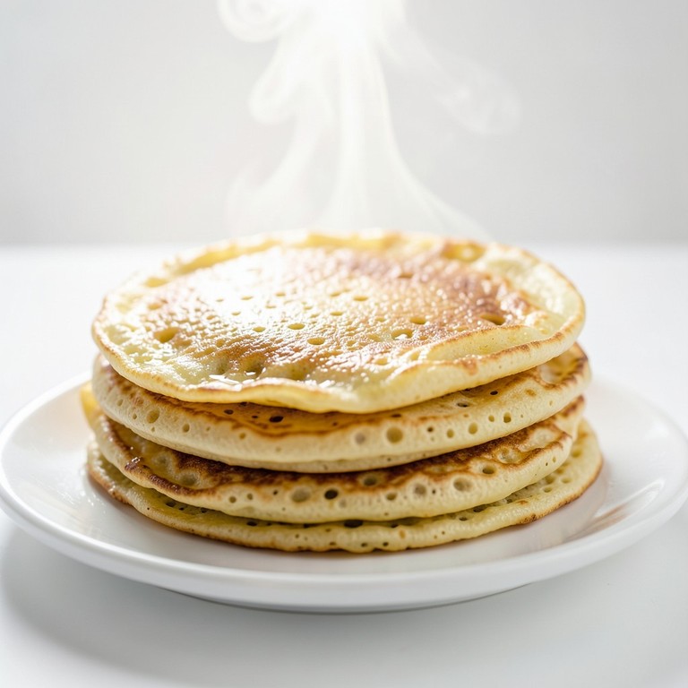 Crêpes Épaisses Sucrées Minimalistes (Sans Lait ni Œufs)