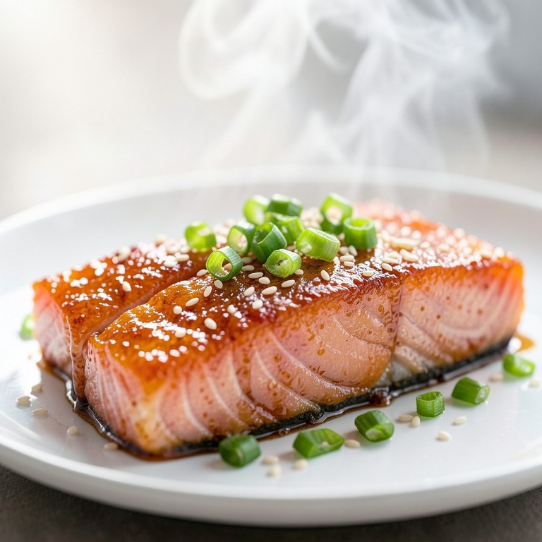 Salmone Glassato Veloce in Friggitrice ad Aria