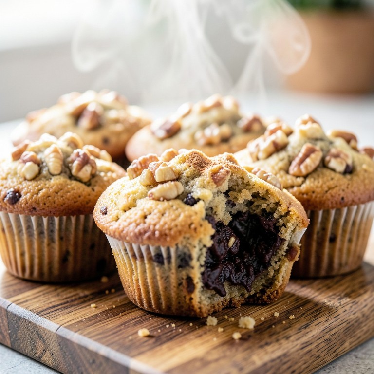 Muffins Low Carb de Aveia, Banana e Nozes