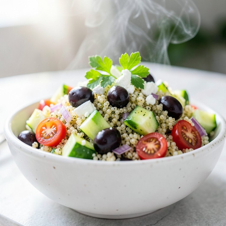 Ensalada de Quinoa Mediterránea Vibrante