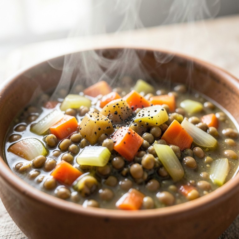 Lentejas Estofadas Saludables con Verduras