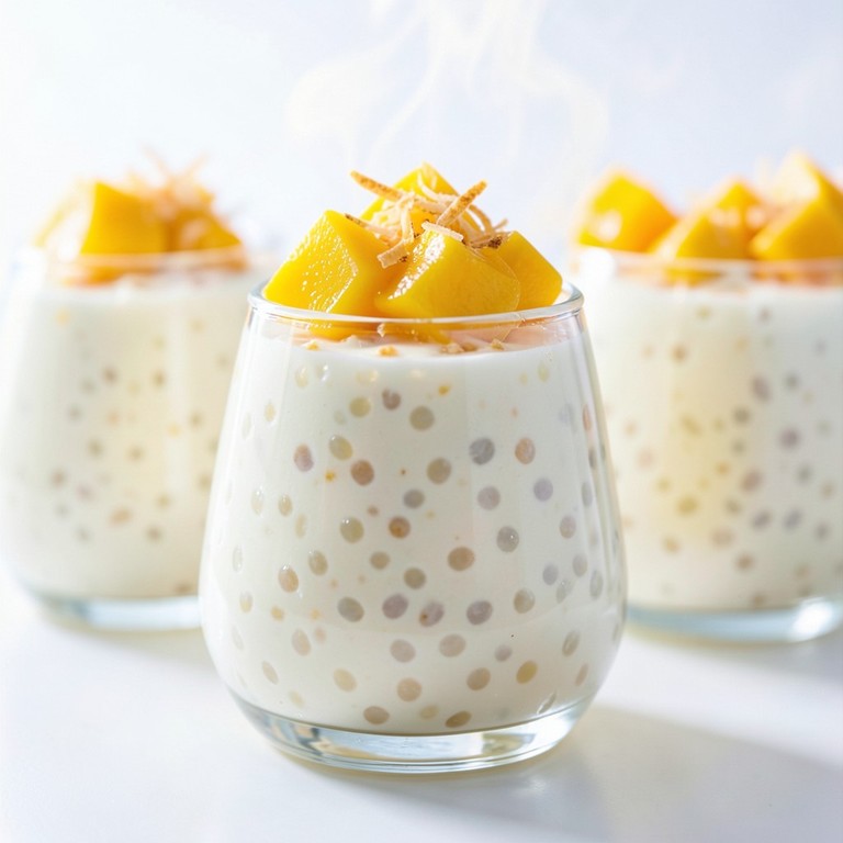 Verrines Crémeuses de Tapioca au Lait de Coco