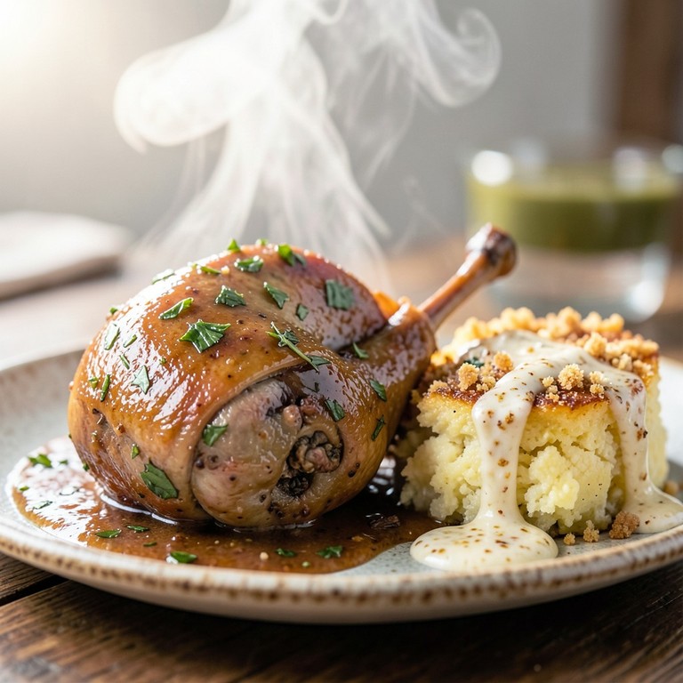 Lapin à la Provençale avec Chou-fleur Gratiné