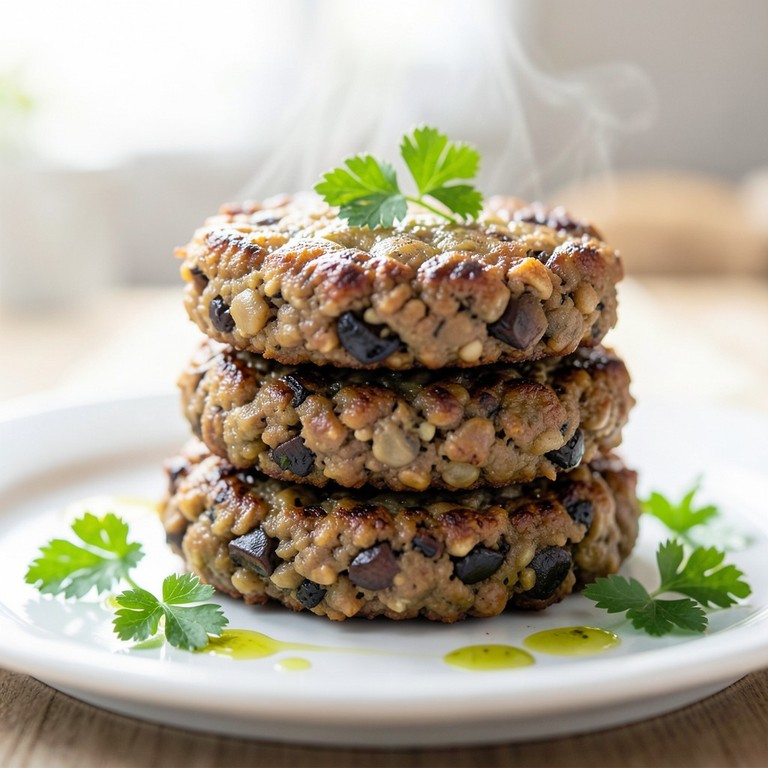 Galettes de Lentilles et Champignons Express