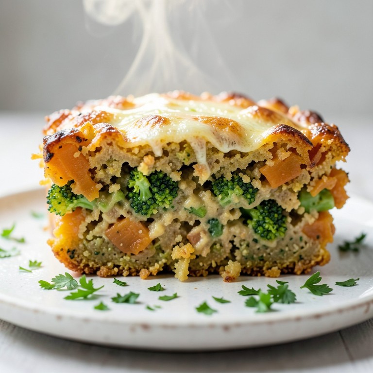 Budín de Zapallo Ancho y Brócoli Ligero