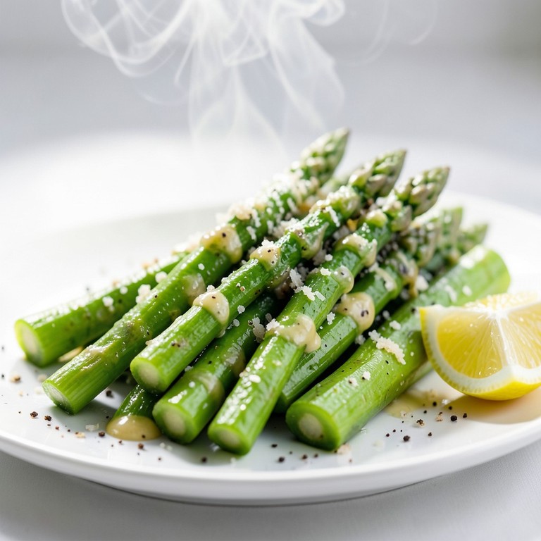 Garlic Butter Asparagus with Parmesan
