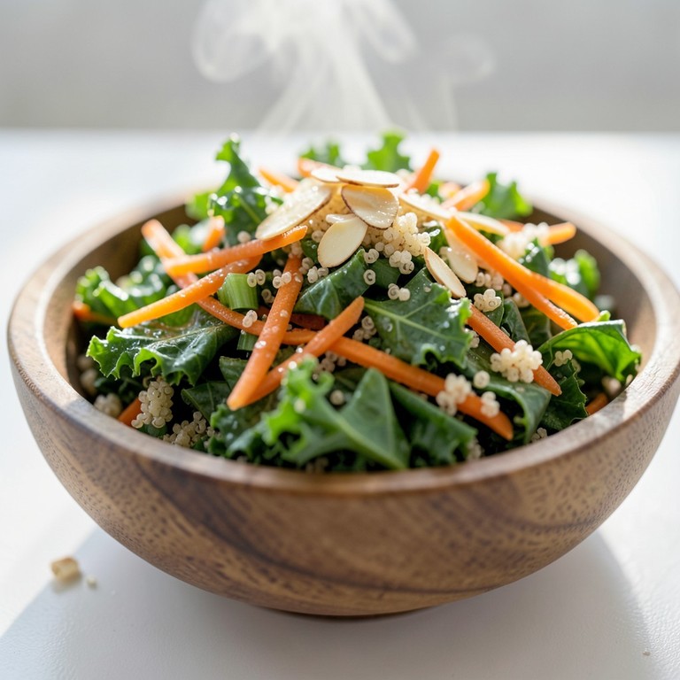 Salade Énergisante de Kale, Carotte et Quinoa