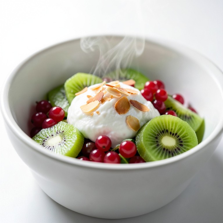 Salade d'Hiver aux Kiwis et Amandes