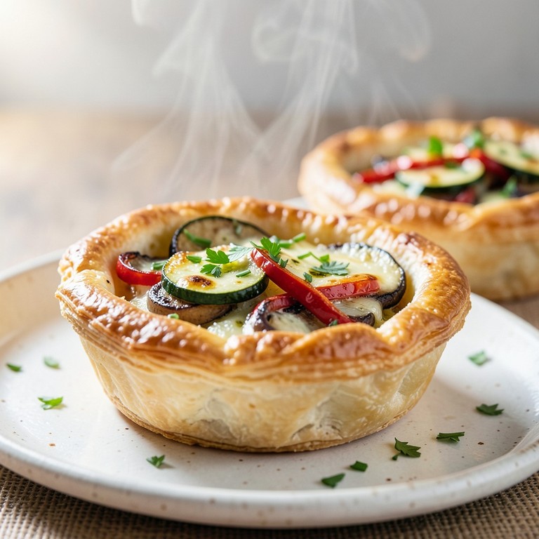 Tartelettes Croustillantes aux Légumes et Herbes Fraîches à l'Air Fryer