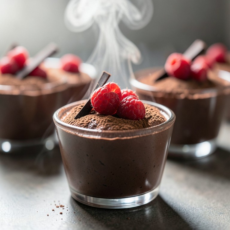 Mousse Intenso de Chocolate y Dátiles (Sin TACC, Sin Huevo)