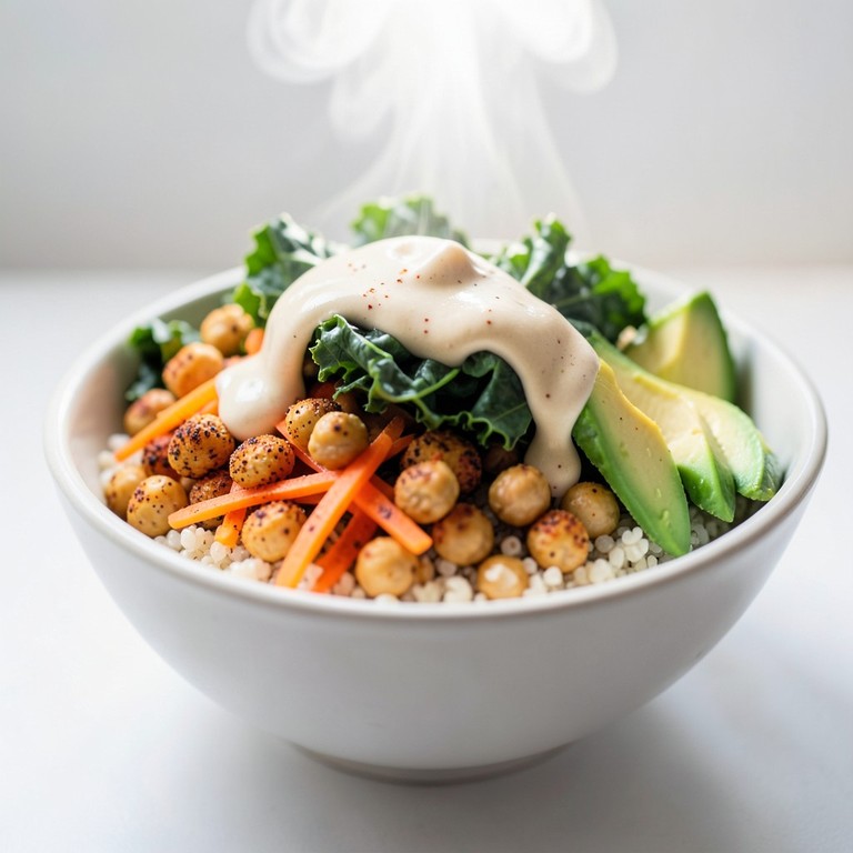 Buddha Bowl Végétarien aux Pois Chiches Rôtis
