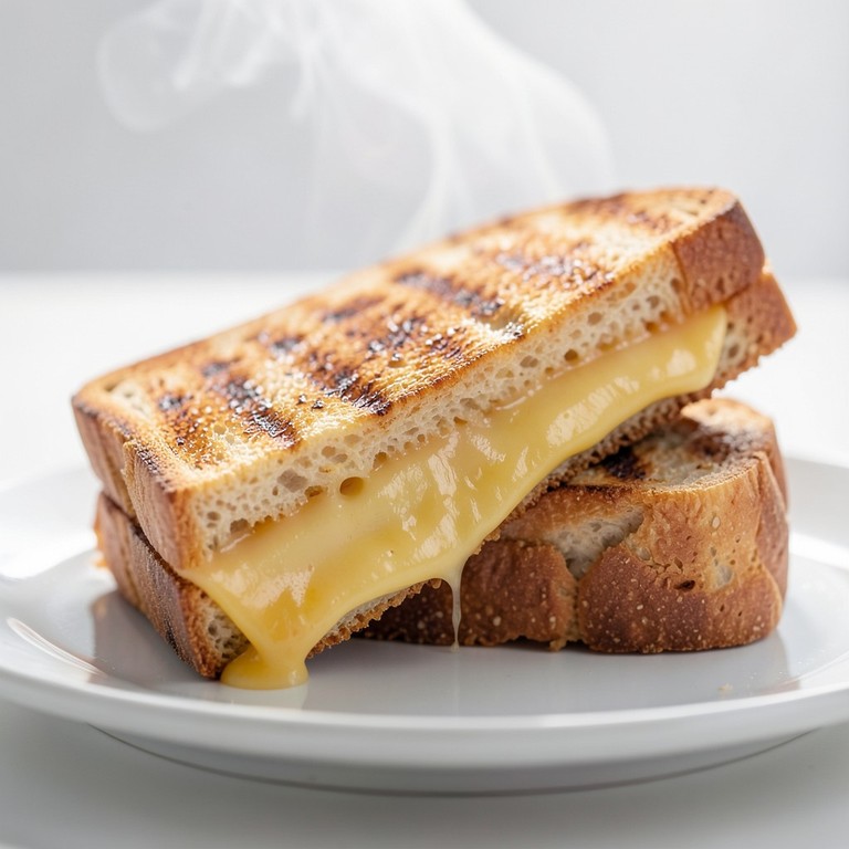 Quick Panini Press Grilled Cheese Sandwich