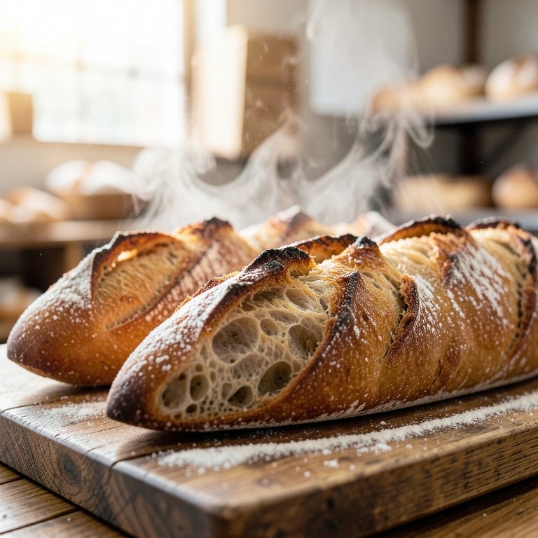 Baguettes Crujientes con Poolish Casero