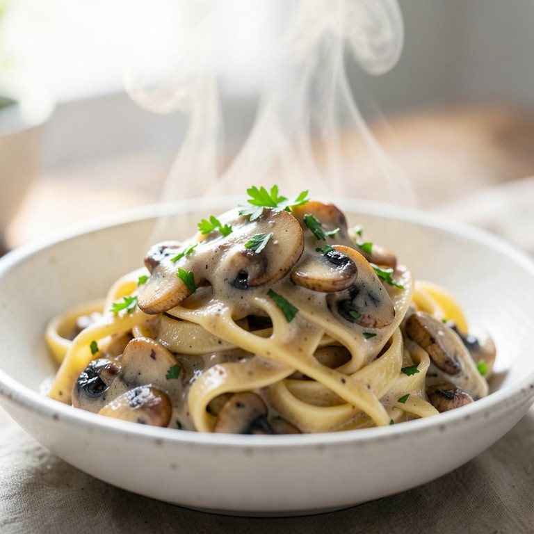 Cremige Pilz-Pasta in 25 Minuten