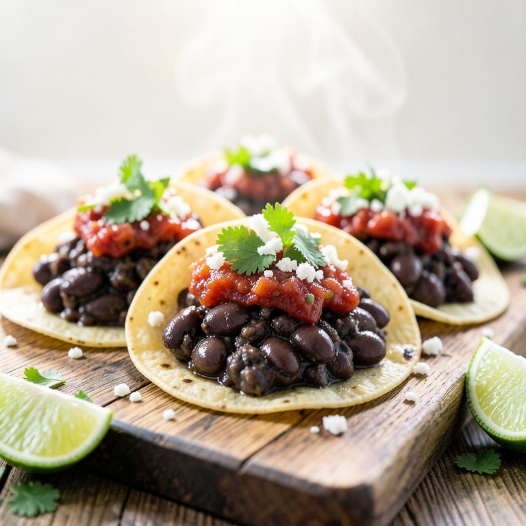 Quick Black Bean Tacos