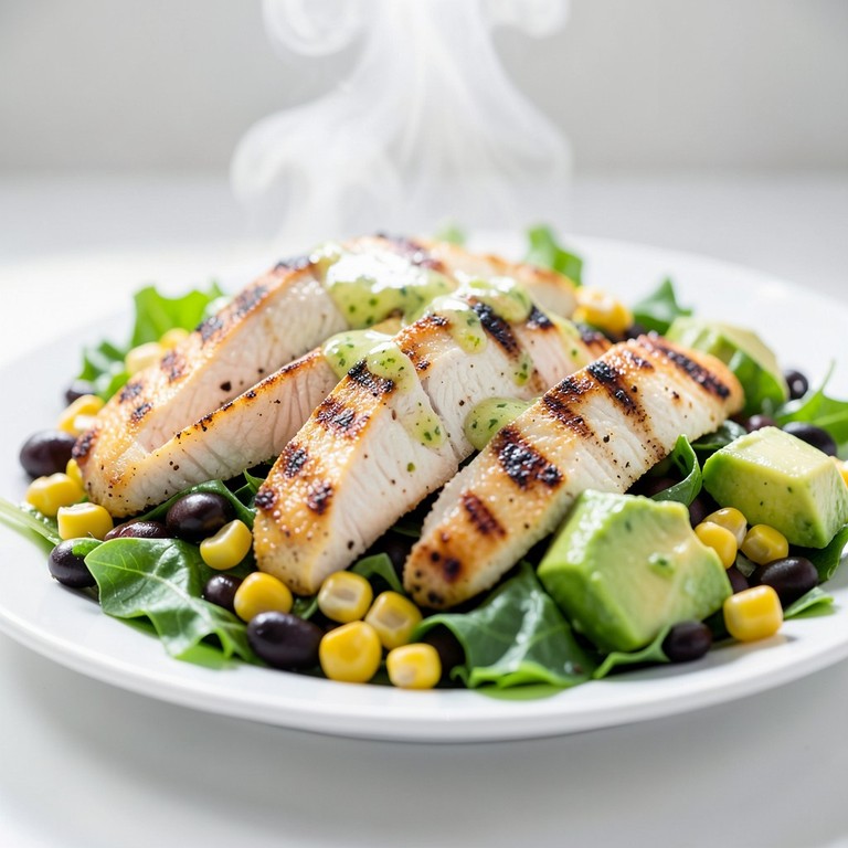 Zesty Grilled Chicken and Avocado Salad