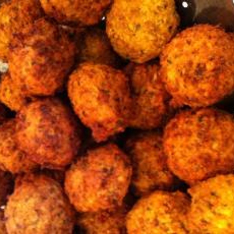 Falafel (Kichererbsenbällchen, vegan)