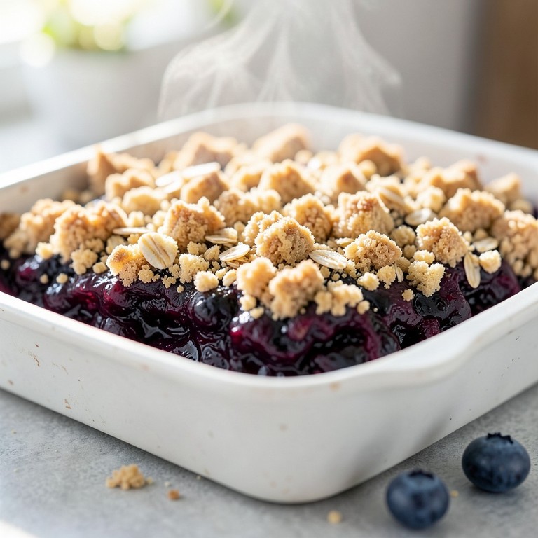 Crumble Classique aux Myrtilles Surgelées