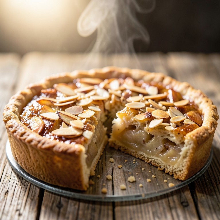 Apfeltorte mit Mandeldecke