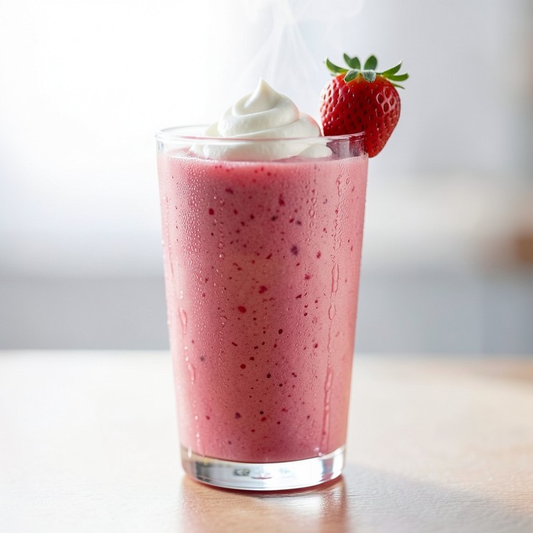 Batido Clásico de Fresas y Plátano