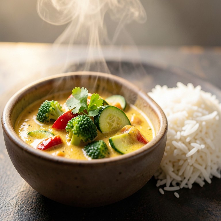 Blitz-Gemüsecurry mit Kokosmilch