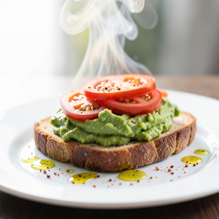 Tostadas de Aguacate y Tomate: Desayuno Vegano Rápido