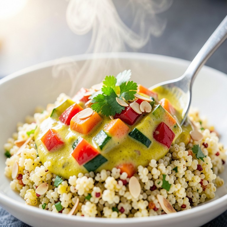 Curry de Légumes et Quinoa aux Épices Douces