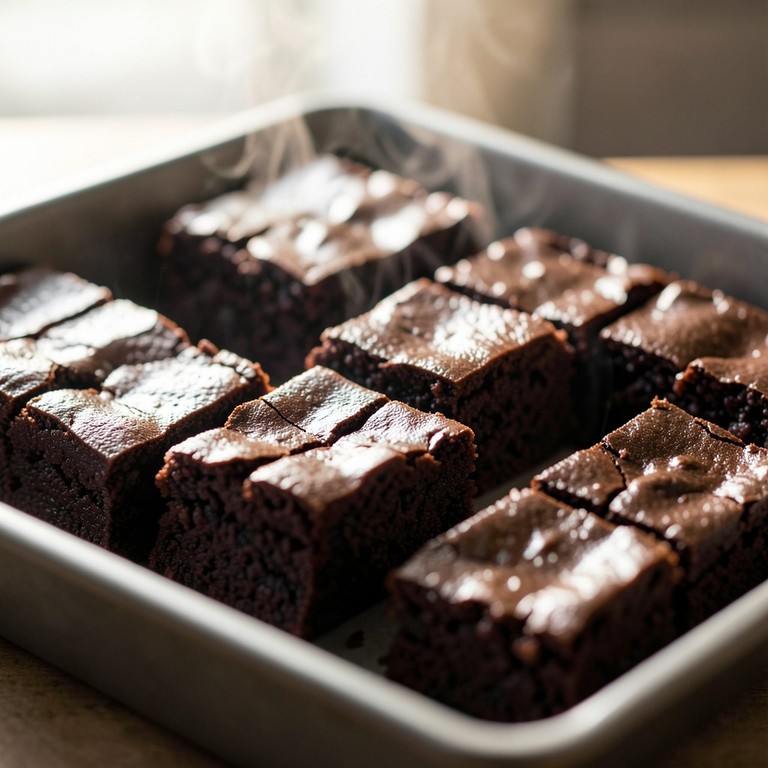 Brownies Clásicos de Chocolate Intenso (Fudgy)