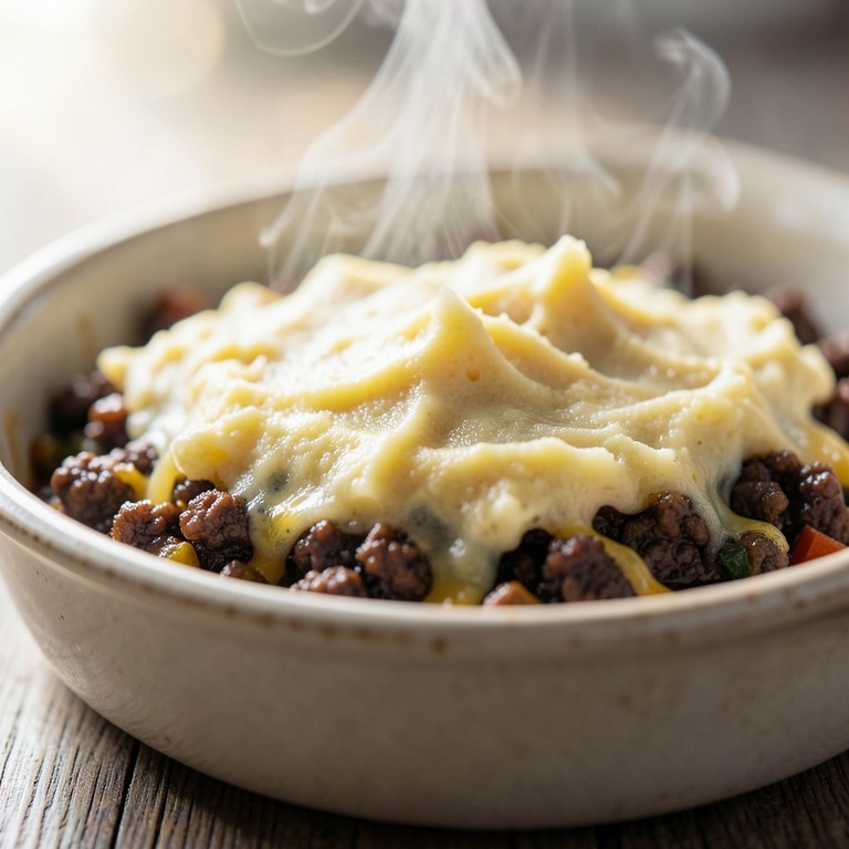 Classic Shepherd's Pie with Cheesy Potato Topping