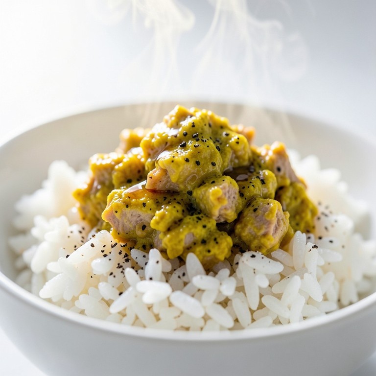 Quick Turmeric Tuna and Rice Bowl