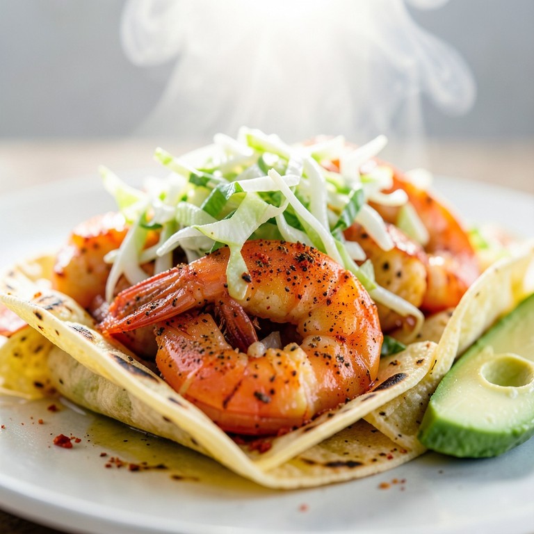 Spicy Chili-Lime Shrimp Tacos with Zesty Slaw