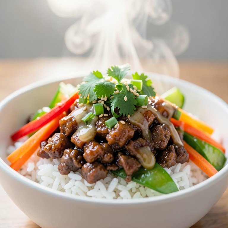 Koreaanse Rundvlees Bowl met Thaise Groenten
