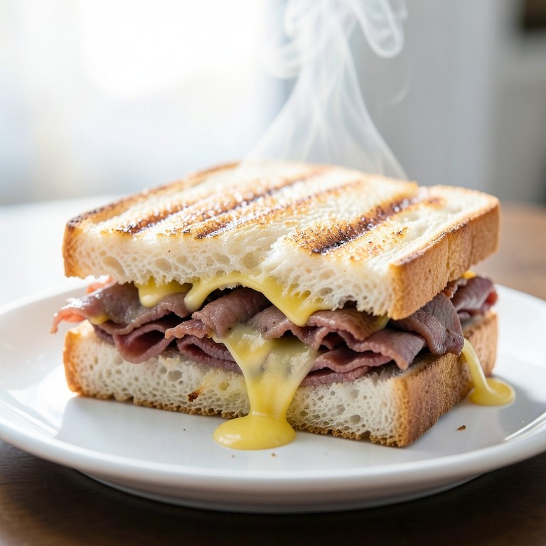 Klassieke Tosti met Rookvlees en Kaas