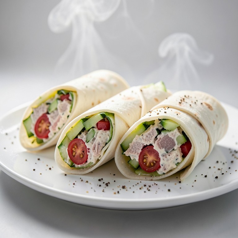 Wrap Fraîcheur au Thon et Concombre