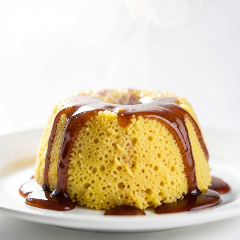 Pudim de Fubá Cremoso de Micro-ondas