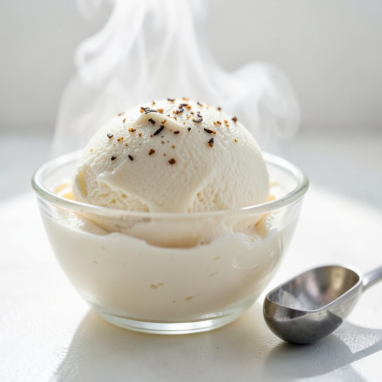 High-Protein Vanilla Whey Sorbet (Sorvete Proteico)