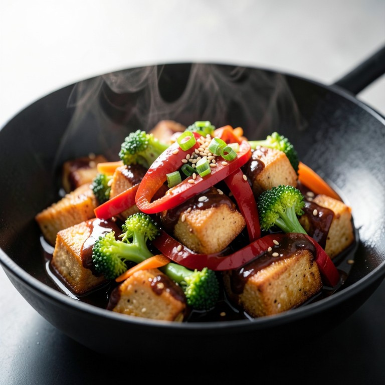 Быстрый Овощной Стир-Фрай с Тофу