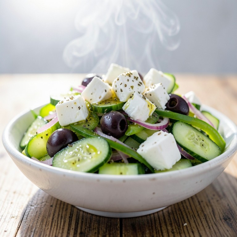 Salada Grega Clássica (Sem Tomate)