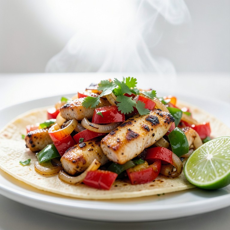 Speedy High-Protein Chicken Breast Fajita Tacos