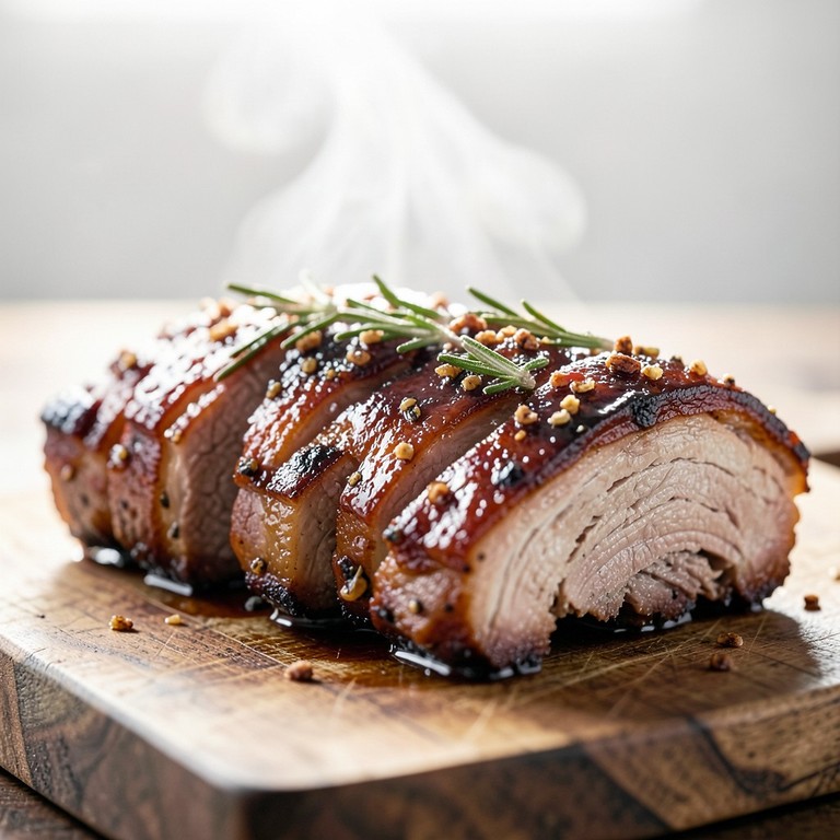 Classic Rosemary and Garlic Slow-Cooked Pork Ribs
