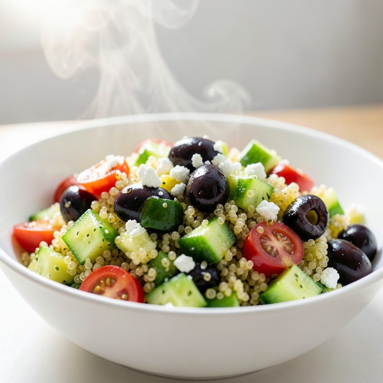 Ensalada de Quinoa Mediterránea Fresca