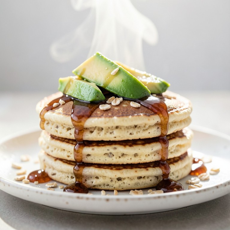 Pancakes Moelleux à l'Avoine et à l'Avocat