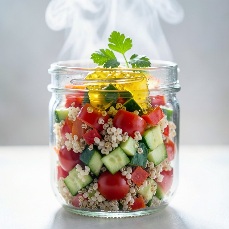 Salada de Quinoa Colorida Rápida