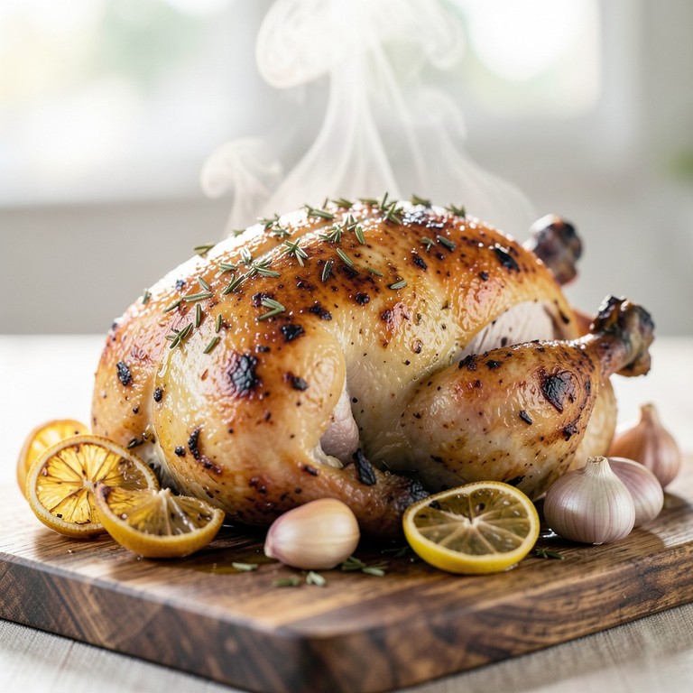 Poulet Rôti Classique aux Herbes de Provence