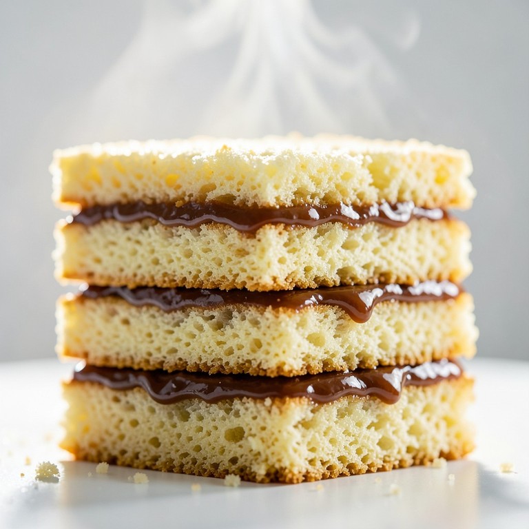 Bizcocho Esponjoso de Vainilla Clásico para 4 moldes.con aceite de girasol