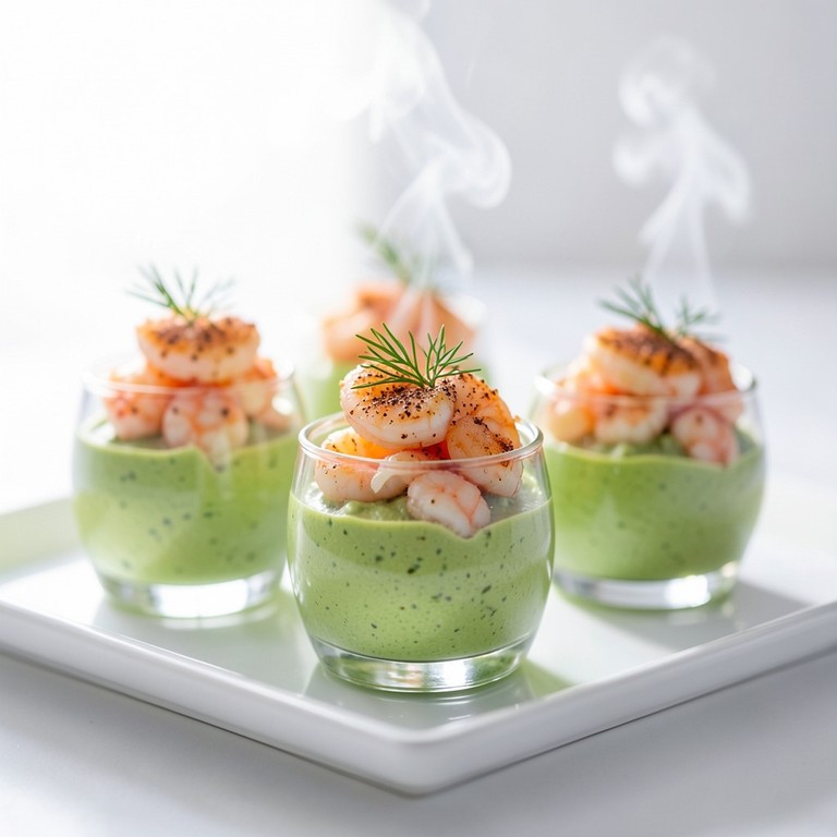 Verrines Fraîcheur Avocat et Crevettes