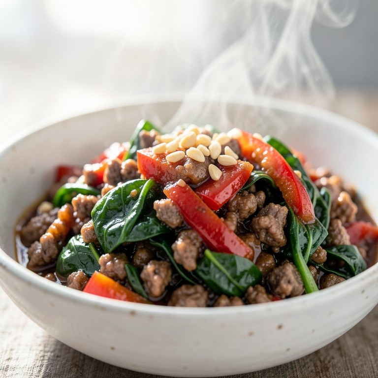 Spicy Tomato and Peanut Butter Beef Sauté (Boeuf Sauté)